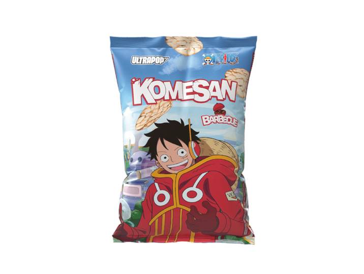 ULTRAPOP, Chips de riz complet, saveur barbecue, 60 g