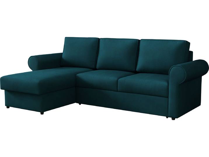 MIRJAN24 Ecksofa Venis, Eckcouch mit Bettkasten und Schlaffunktion, L-Form Ecke, Wohnzimmer (Farbe: Kronos 04)