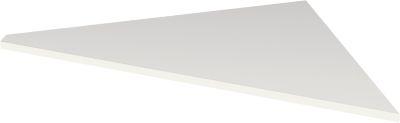 Verkettungsplatte Toledo, für Schreibtische, 90°-Winkel, B 850 x T 850 mm, weiß