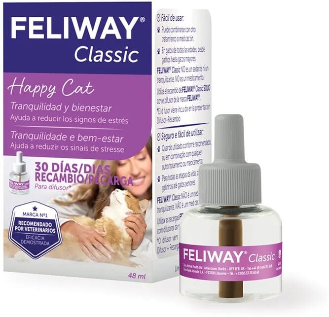 Ceva Feliway Classic Recarga 30 Dias 48 ml
