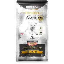 EUPHORIA Fresh Turkey Monoprotein (Mini- und kleine Rassen) 2 kg Hundefutter
