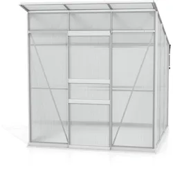 Vitavia Aktionsangebot (inkl. 60 Euro Zubehör): Gewächshaus "Fokus 4450" inkl. Stahlfundamentrahmen,aluminium eloxiert,3,7 m2