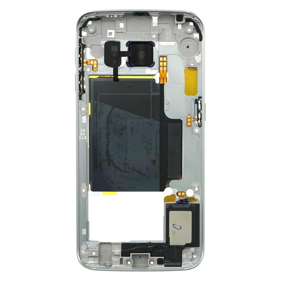 Samsung Galaxy S6 Edge G925F mittlerer Rahmen schwarz (Samsung Galaxy S6 Edge) (GH96-08376A)