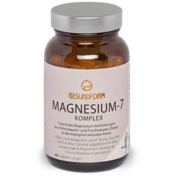 Gesundform Magnesium-7 Komplex Kapseln 60 St