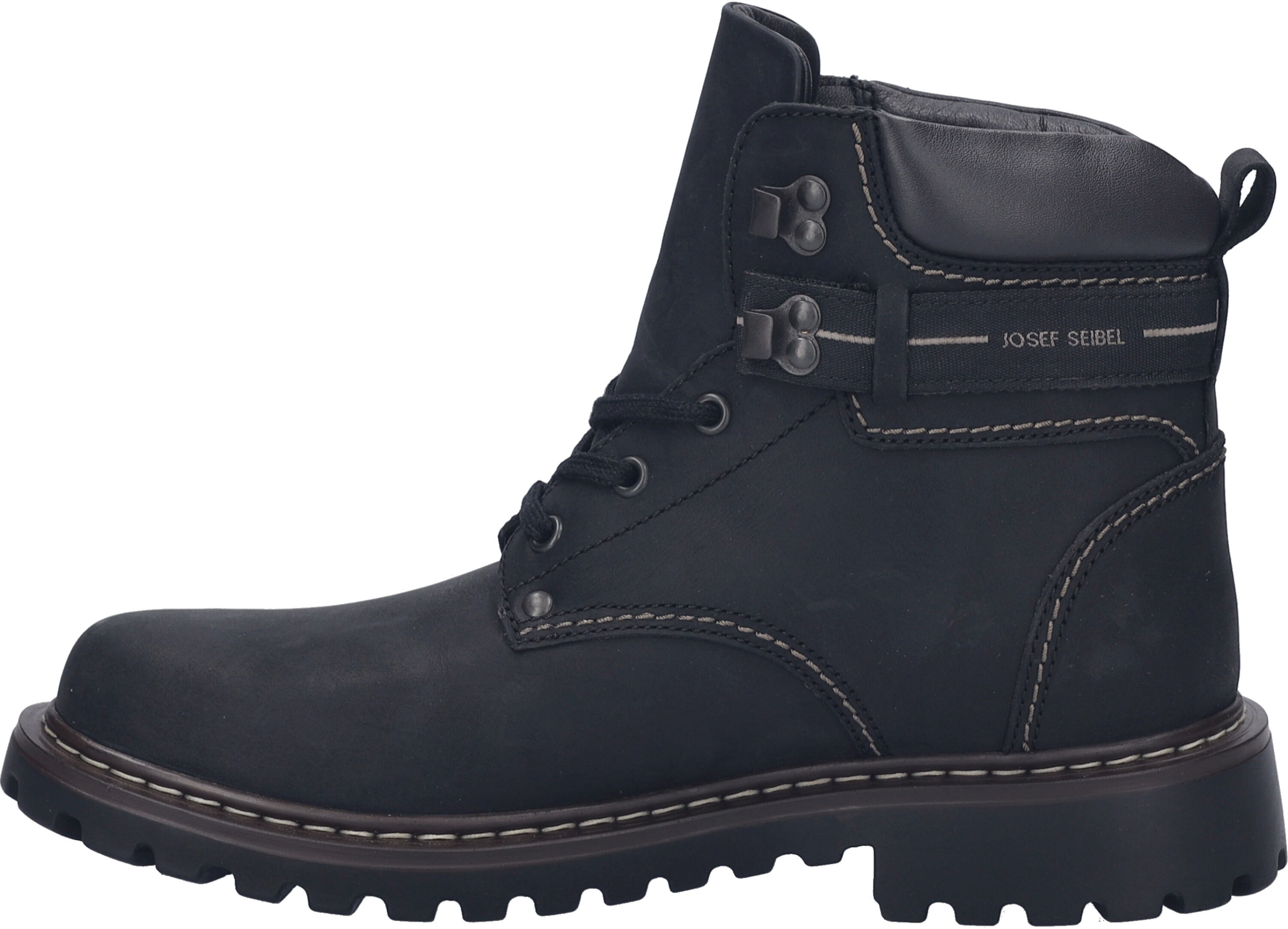 Stiefelette JOSEF SEIBEL "Adelboden, schwarz", Damen, Gr. 41, schwarz, Schuhe Stiefelette