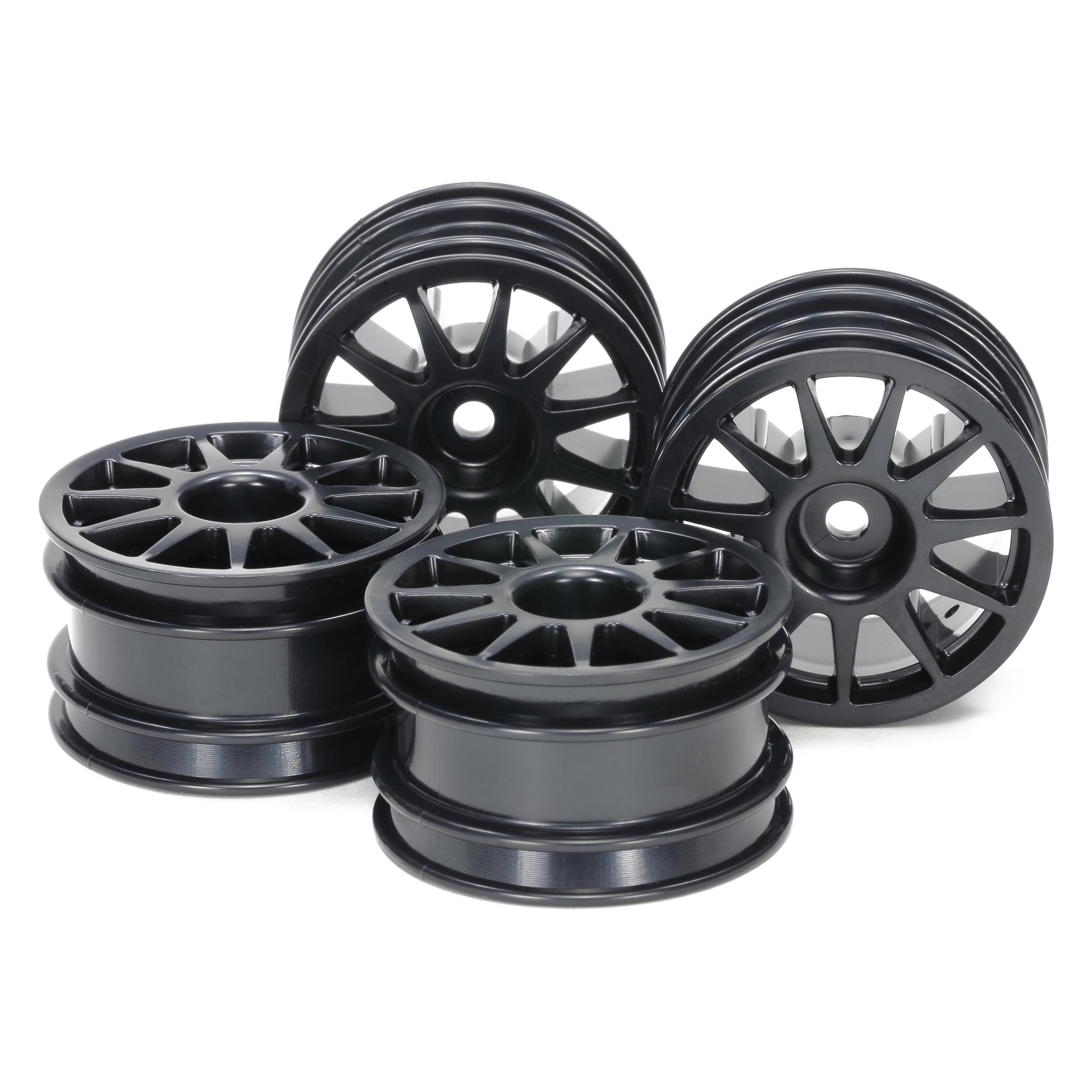 Tamiya M-Chassis 11-Spoke Wheels (black, 4 pcs) (TAM 51665)