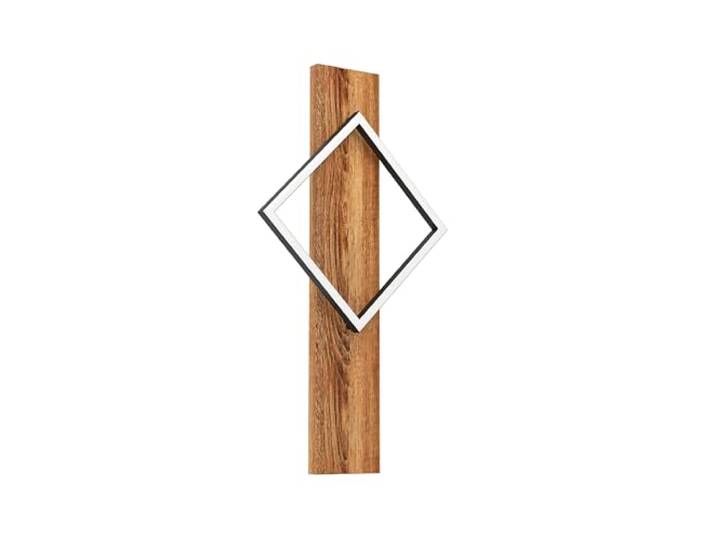 EGLO LED Wandlampe innen Boyal, Wandleuchte mit Holzbalken