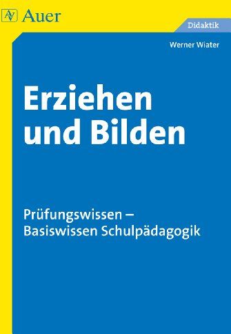 Werner Wiater - Erziehen und Bilden - Preis vom 30.09.2026 09:01:18 h