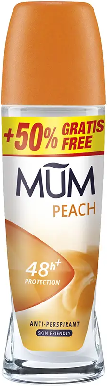 Mum Peach Melocotón Desodorante Roll-On 75 ml