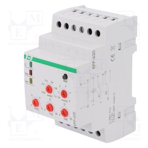 F&R 4-Funktions-Stromrelais 2x2P 16A - EPP-620 (EPP-620)