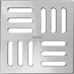 AlcaDrain Design Rost  102×102 mm Edelstahl  für Bodenablauf