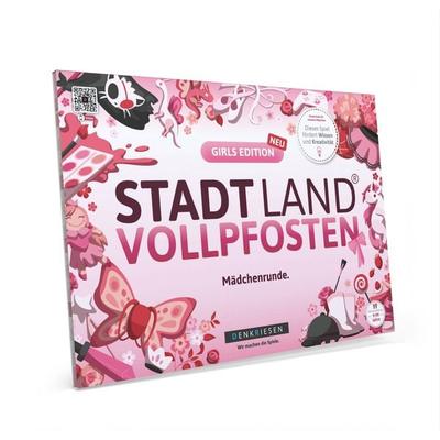 DENKRIESEN - STADT LAND VOLLPFOSTEN® - GIRLS EDITION 'Mädchenrunde.' - A4