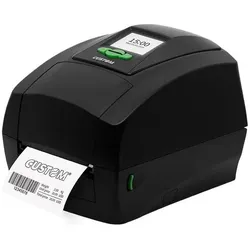 Custom D4 202 - Direkt Wärme/Wärmeübertragung - POS-Drucker - 203 x 203 DPI - 5 ips - 0 (203 dpi), Etikettendrucker, Schwarz