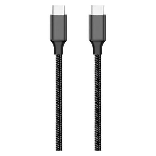 Konrow KCATCNPDB1 - USB-Kabel Typ C auf Typ C (1m, Nylon, Schwarz) - Originalverpackung (1 m) (47121715)