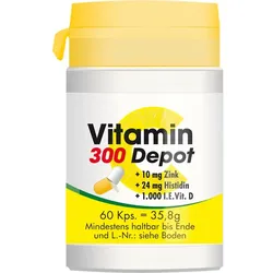 Vitamin C 300 Depot + Zink + Histidin + D 60 ST