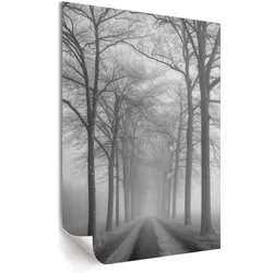 POSTER - 21x29 cm - Nevara - Nebel auf der Straße