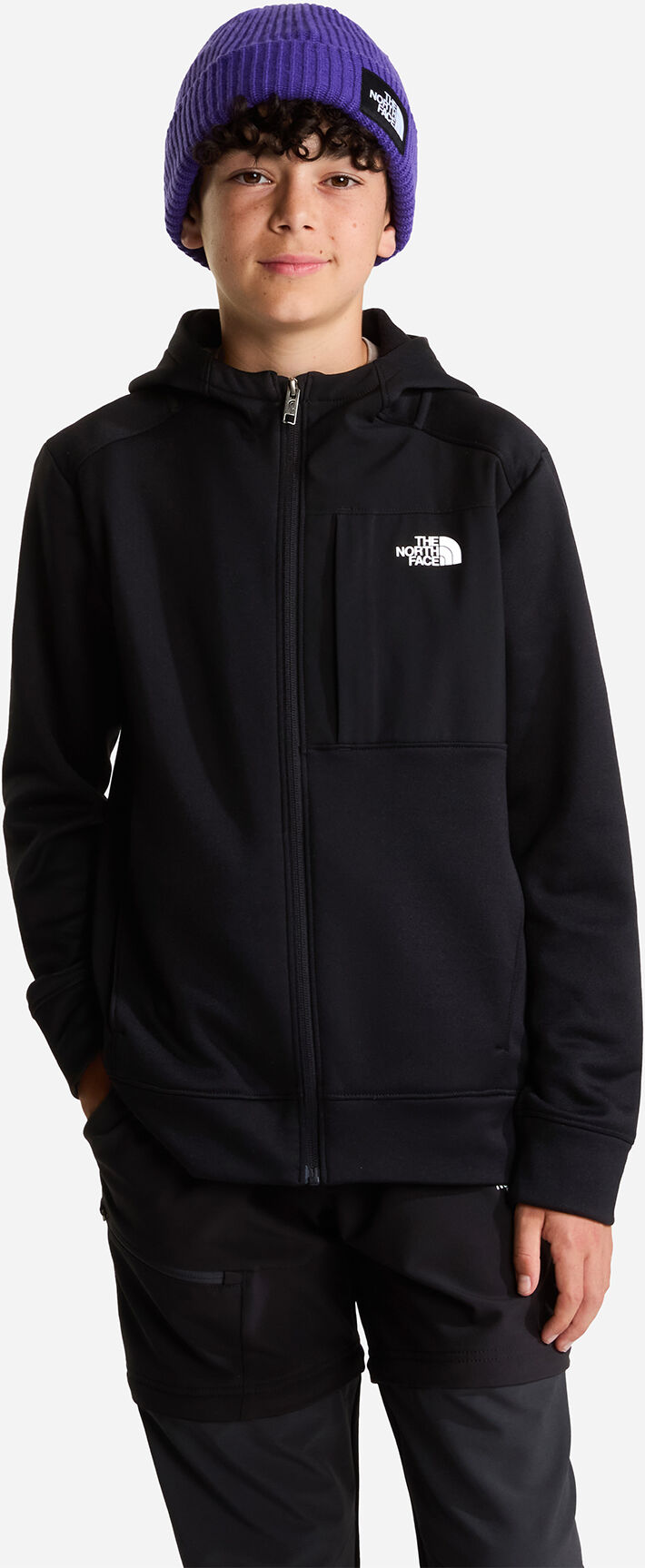 The North Face Performance Jr - Felpa - Nero 7-8ANNI