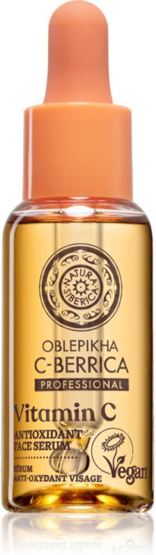 Natura Siberica Oblepikha C-Berrica Professional Antioxidatives straffendes Gesichtshaut-Serum mit Vitamin C 30 ml