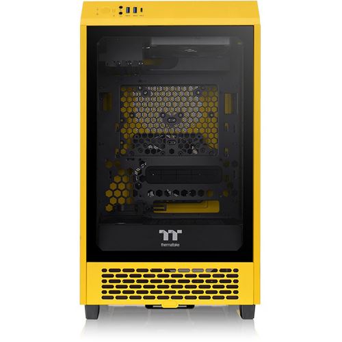 Thermaltake The Tower 200 Bumblebee ITX Tower ohne Netzteil gelb