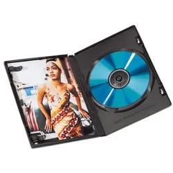 Hama DVD/Blu-ray-Leerhüllen schwarz, 13.5x19x1.4 cm
