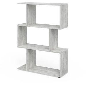 Vicco Bücherregal Levio, grau, aus Holz, 3 Fächer, 70 x 100,1 x 24cm