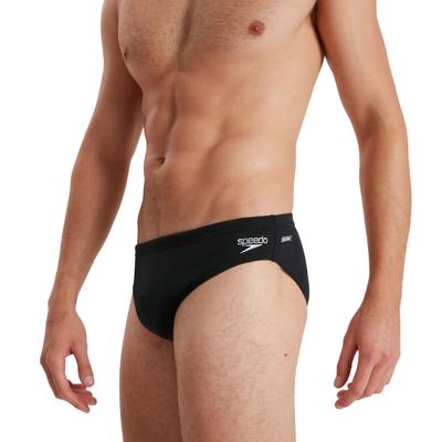 Badehose SPEEDO "Badehose Brick", Herren, Gr. 5, N-Gr, schwarz, Obermaterial: 100% Polyester. Futter: 100% Polyester, Badehosen Badehose, mit Tunnelzugbund, schnelltrocknend, aus Polyester