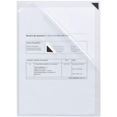 Tarifold Sichthülle Kang Easy Clic A4 antimikrobiell PVC selbsthaftend mit Verschluss VE=5 Stück