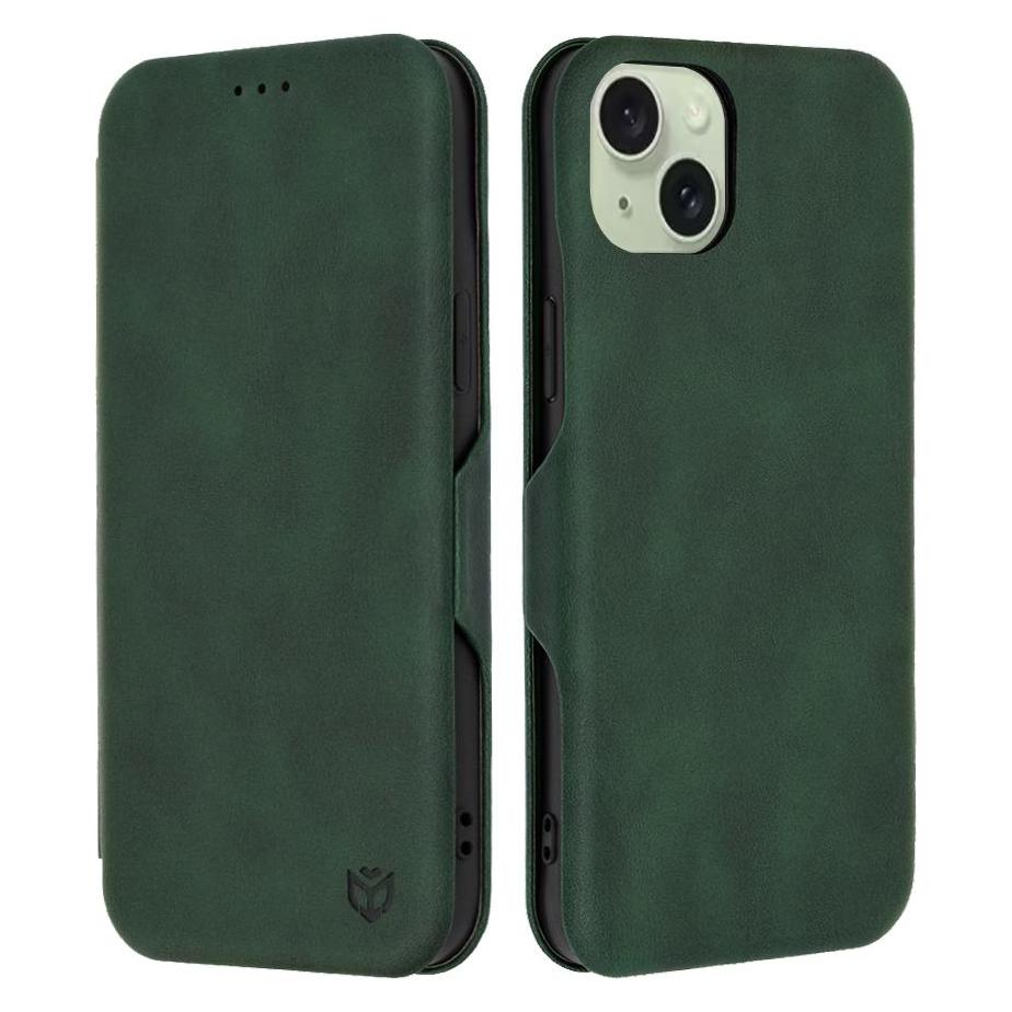 Techsuit - Safe Wallet Plus - iPhone 15 Plus - Green (Apple iPhone 15 Plus) (56342781)