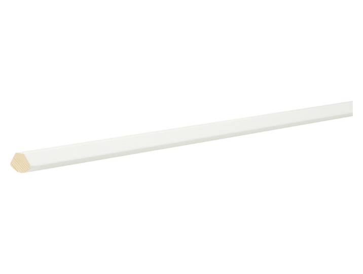 Viertelstab 18x18 mm 1 m weiss
