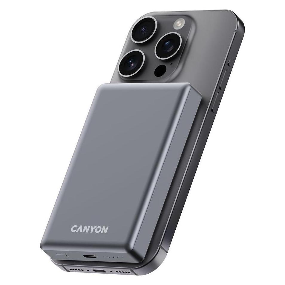 Canyon Powerbank Powerbank OnPower 510 slim Magnetic 10000 mAh PD20W Beige (10000 mAh, 20 W) (CNS-CPB510DG)