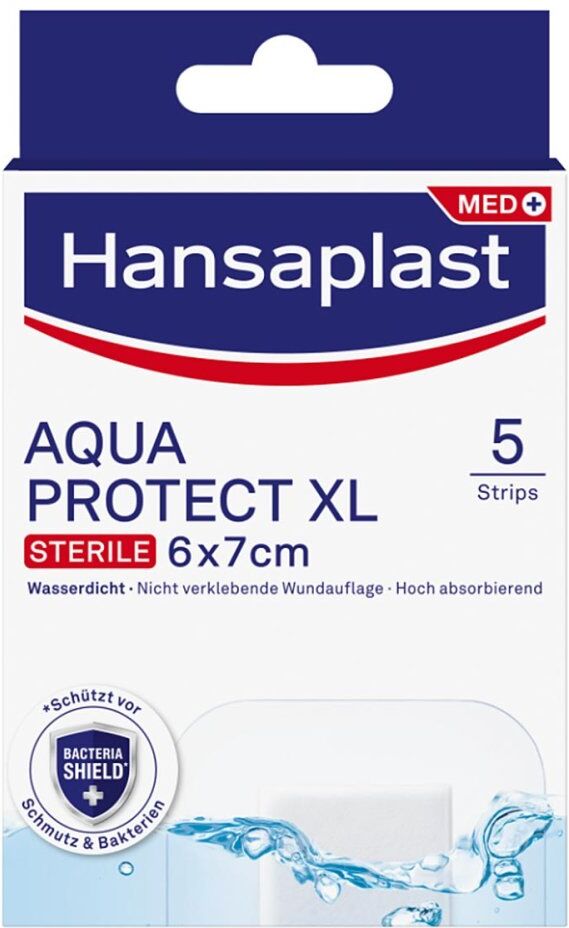 Hansaplast Wundverband Aqua Protect XL 6x7 cm