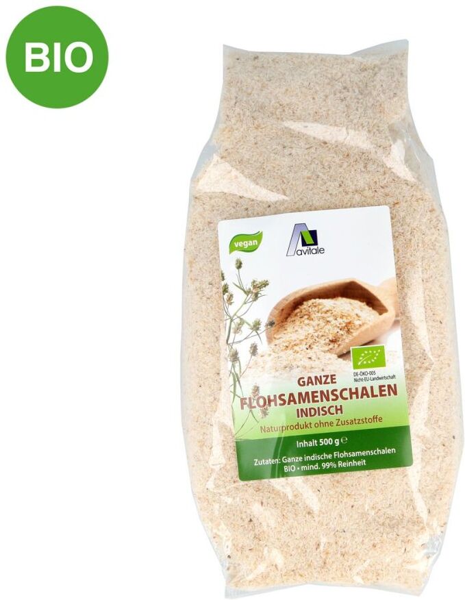 Avitale Flohsamenschalen indisch Bio