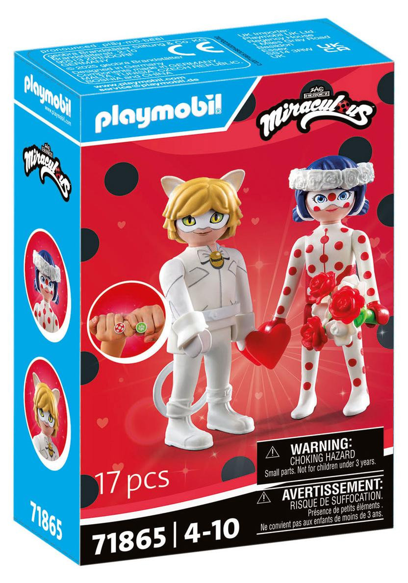Playmobil Miraculous Ladybug & Cat Noir Wedding 71865 - 17 stuks