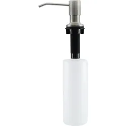 SANISMART Einbau-Seifenspender F25-2 Edelstahl gebürstet 500 ml