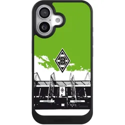 Nivocase Hülle für Apple iPhone 17 Handyhülle NIVOcore Case Schwarz Borussia Mönchengladbach Fanartikel (Apple iPhone 17), Smartphone Hülle, Schwarz