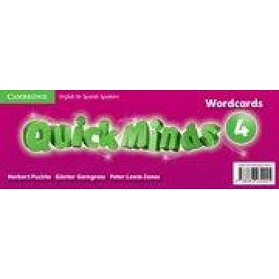 Quick Minds Level 4 Wordcards Spanish Edition (Pack of 79), Nonbook von Herbert Puchta,Günter Gerngross,Peter Lewis-Jones, Cambridge University Press,