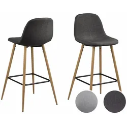 Actona »Wilma« Barhocker Eichelook 46,6x101x51 cm / hellgrau