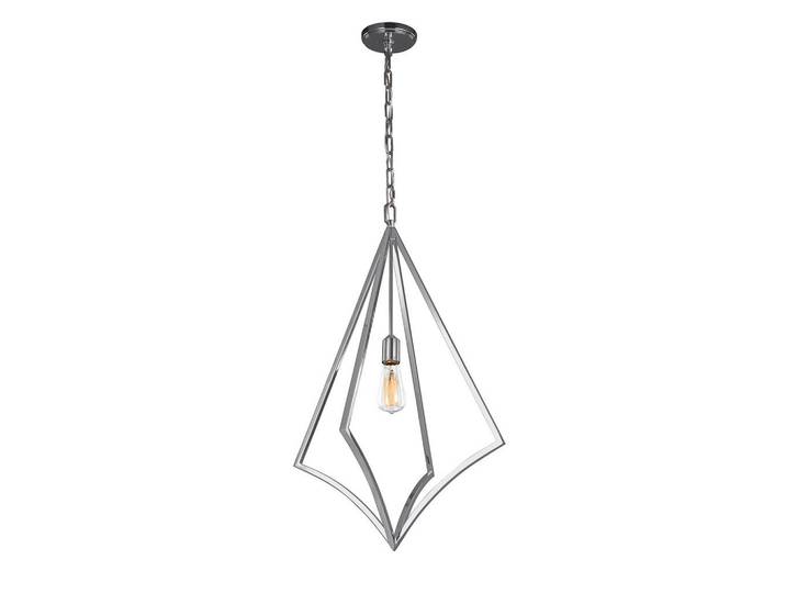 Elstead Lighting Hängeleuchte Nico, Chromfarben, Metall, 90.8 cm, RoHS, Lampen & Leuchten, Innenbeleuchtung, Hängeleuchten, Pendelleuchten