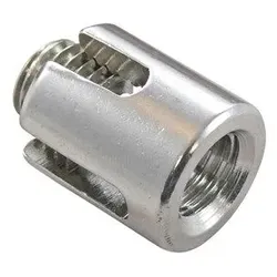 Kreuzklemme mit Durchgangsgewinde, A4, 4mm M12