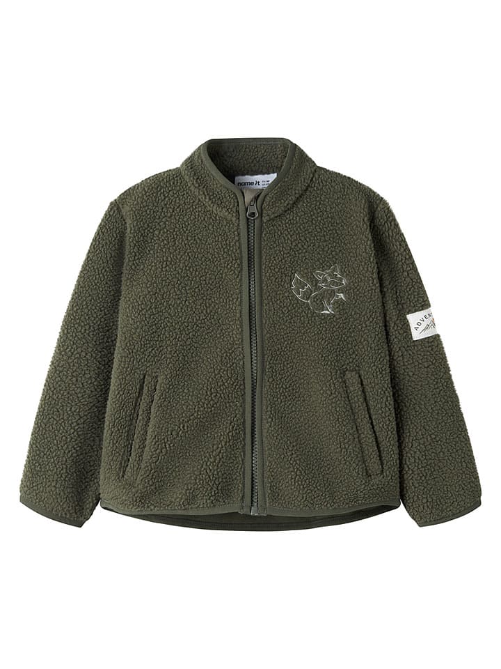 name it Fleecejacke "Owe" in Khaki - 116
