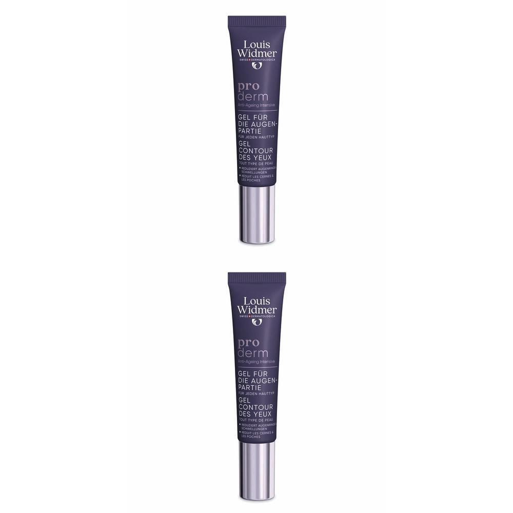 Widmer proderm Gel f.die Augenpartie o.P. 2x 2x15 ml