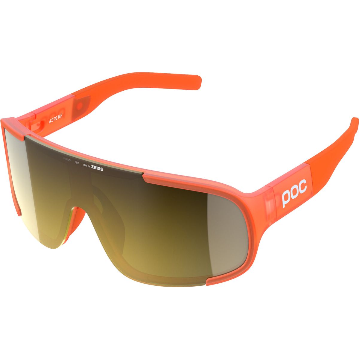 POC Aspire fluo. orange translucent/clarity road/partly sunny gold (9587) One Size ASP20129587ONE1