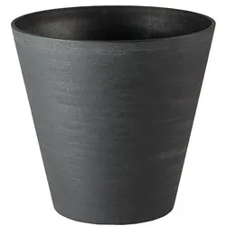 TeraPlast Hoop 30 Pflanzkübel Black Schwarz rund 30cm Wasserspeicher