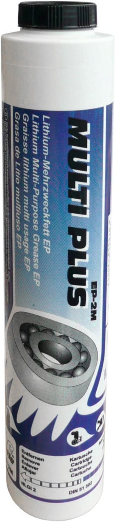Mato Mehrzweck-Fettkartusche für Lube-Shuttle-Fettpressen, 400 g, Typ: PLUS (083592 PLUS)