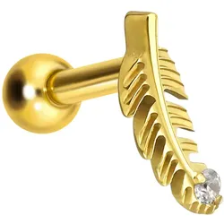 Titan Ohrpiercing mit Innengewinde FEDER
