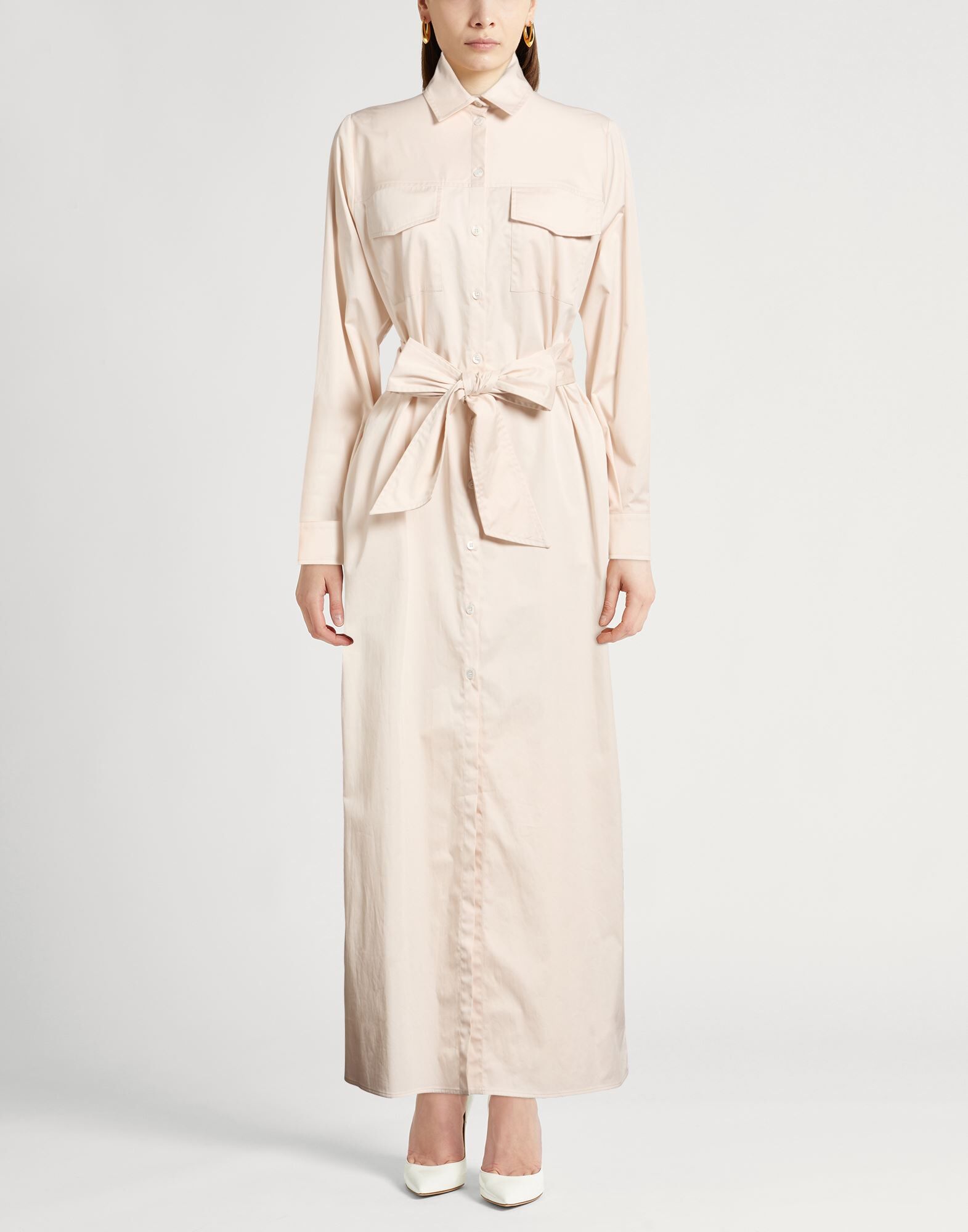 Eleventy Vestido largo Mujer Hueso 36 Mujer