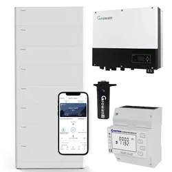 Growatt SPH3600 3,6kW Hybrid Wechselrichter mit 20.4kWh Solarspeicher-Set