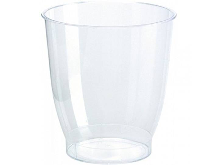 Duni 127726-Gläser, Kunststoff, 200 ml Crystallo, transparent (1350 Stück)