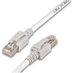 2x Wirewin Cat.6A LED Patchkabel 1.5m weiss (S/FTP, CAT6a, 1.50 m), Netzwerkkabel