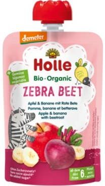Holle Smoothie Zebra Beet +6 M Manzana Plátano Remolacha 100 g